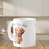 Personaliseer  Gouden Lab. Mok