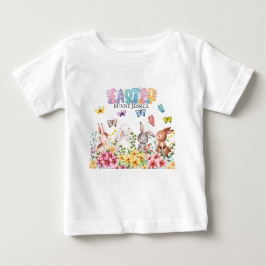 Personaliseer Grappig Bunny Happy Easter Day (Voorkant)