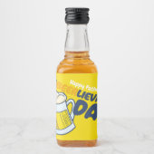 Personaliseer Grappige Ongelooflijke Pap Likeurfles Etiket (Voorkant)