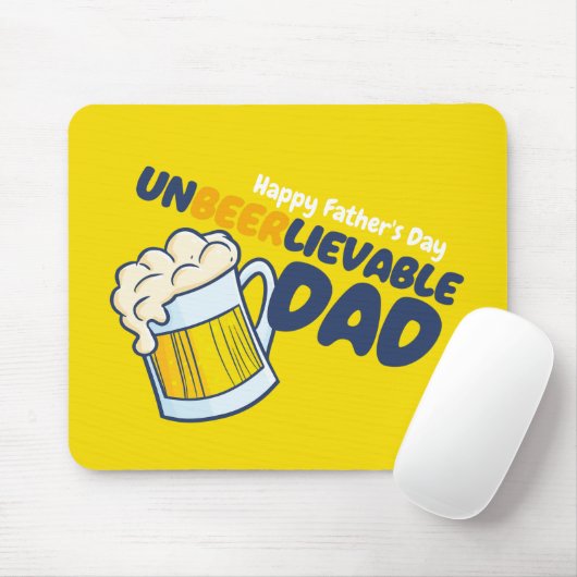 Personaliseer Grappige Ongelooflijke Pap Muismat (Met muis)