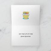 Personaliseer Groet van de Verjaardag van de Naam Kaart (Binnen)