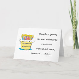 Personaliseer Groet van de Verjaardag van de Naam Kaart