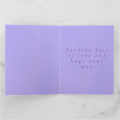 Personaliseer grote 'Denk aan je' kaart voor honde (Binnen)