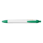 Personaliseer Hallo De Lente Zonnebloem Zwarte Inkt Pen (Achterkant)