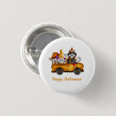 Personaliseer Halloween Gnomen Happy Halloween Ronde Button 3,2 Cm (Voorkant /achterkant)