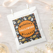 Personaliseer Halloween Pompoen & Ghost Favoriete  Bedankzakje (Geknipt)