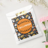 Personaliseer Halloween Pompoen & Ghost Favoriete  Bedankzakje (Gezegeld)