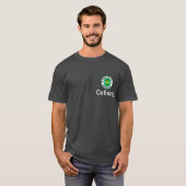 Personaliseer Ham Radio Operator Groen T-shirt (Voorkant volledig)