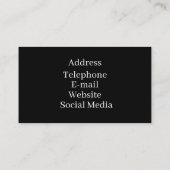 Personaliseer. Handyman/Mechaniek. Visitekaartje (Achterkant)