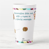 Personaliseer: Hannibal de Kanonskogel Latte Mok (Voorkant)