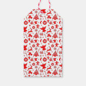 Personaliseer HAPPY HOLIDAYS rendiergeeftags Cadeaulabel (Achterkant)