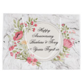 Personaliseer Happy Jubileum Groot Cadeauzakje (Achterkant)