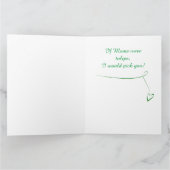 Personaliseer: "Happy Moederdag" rode tulpen Kaart (Binnen)