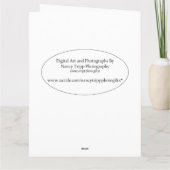 Personaliseer: "Happy Moederdag" rode tulpen Kaart (Achterkant)