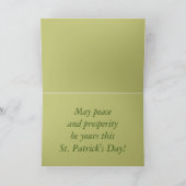 Personaliseer Happy St Patrick's Day Kaart (Binnen)
