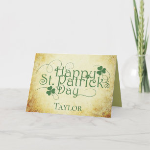 Personaliseer Happy St Patrick's Day Kaart