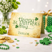 Personaliseer Happy St Patrick's Day Kaart