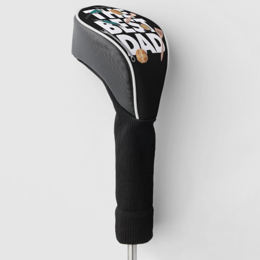 Personaliseer Happy Vaderdag | De beste vader-donk Golfheadcover (Schuin)