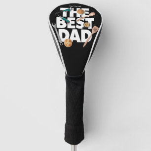 Personaliseer Happy Vaderdag De beste vader-donk Golfheadcover