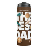 Personaliseer Happy Vaderdag | De beste vader-donk Thermosbeker (Voorkant)