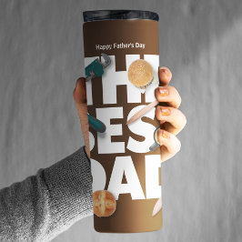 Personaliseer Happy Vaderdag | De beste vader-donk Thermosbeker