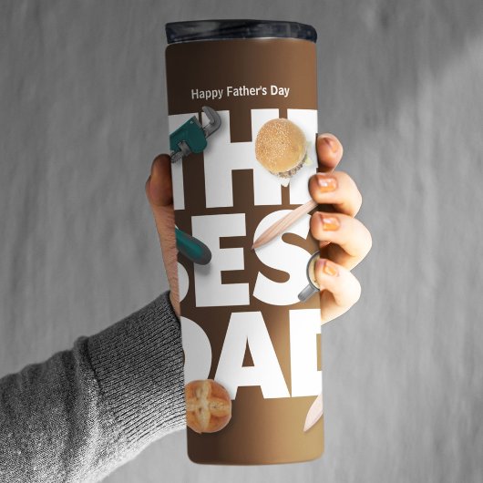 Personaliseer Happy Vaderdag | De beste vader-donk Thermosbeker