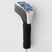 Personaliseer Happy Vaderdag | De beste vader Golfheadcover (Schuin)