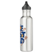 Personaliseer Happy Vaderdag | De beste vader Waterfles (Rechts)