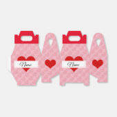 Personaliseer, hart van liefde bedankdoosjes (Uitgevouwen)