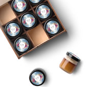 Personaliseer, Hemelse Bloemengunst/Envelopzegel Ronde Sticker