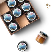 Personaliseer, Hemelse Thema Favor / Envelope Seal Ronde Sticker