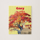 Personaliseer herten met de naam legpuzzel (Verticaal)