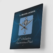 Personaliseer, het 10de Jubileum van de Ordening Vierkante Klok (Hoek)