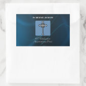 Personaliseer het 10e Jubileum van de Orde van Pri Rechthoekige Sticker (Tas)