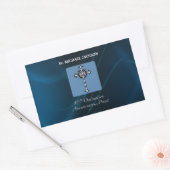 Personaliseer het 10e Jubileum van de Orde van Pri Rechthoekige Sticker (Envelop)