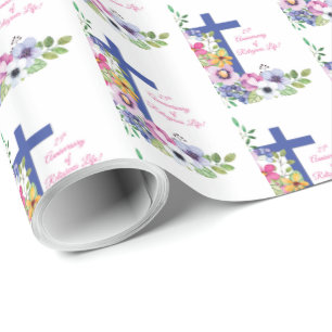 Personaliseer het 25e Jubileum Nun Religious Life Cadeaupapier