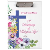 Personaliseer het 25e Jubileum Nun Religious Life Klembord (Voorkant)