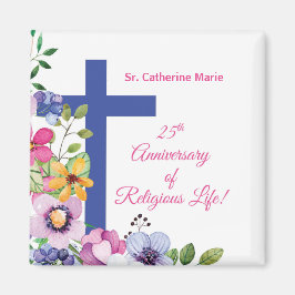 Personaliseer het 25e Jubileum Nun Religious Life Magneet