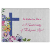 Personaliseer het 25e Jubileum Nun Religious Life Snijplank (Voorkant)