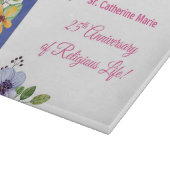 Personaliseer het 25e Jubileum Nun Religious Life Snijplank (Hoek)