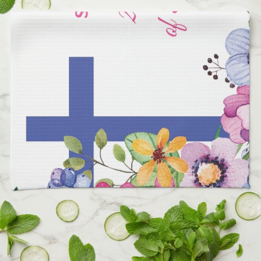 Personaliseer het 25e Jubileum Nun Religious Life Theedoek (Gevouwen)