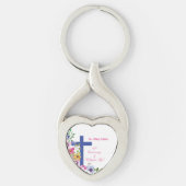 Personaliseer het 40e Jubileum Nun Religious Life Sleutelhanger (Voorkant)