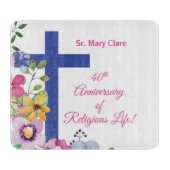 Personaliseer het 40e Jubileum Nun Religious Life Snijplank (Voorkant)