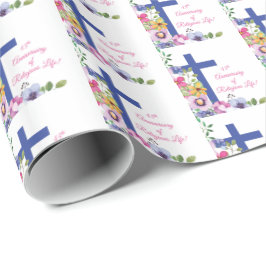 Personaliseer het 45e Jubileum Nun Religious Life Cadeaupapier