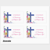 Personaliseer het 50e Jubileum Nun Religieuze Leve Rechthoekige Sticker (Vel)