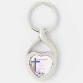 Personaliseer het 50e Jubileum Nun Religieuze Leve Sleutelhanger (Voorkant)