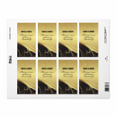 Personaliseer het 50e Jubileum Religieuze bruiloft Etiket (Full Sheet)