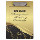 Personaliseer het 50e Jubileum Religieuze bruiloft Klembord (Voorkant)