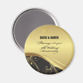 Personaliseer het 50e Jubileum Religieuze bruiloft Magneet (Voorkant / Achterkant)