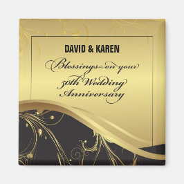 Personaliseer het 50e Jubileum Religieuze bruiloft Magneet